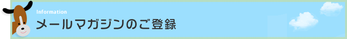 メールマガジンのご登録